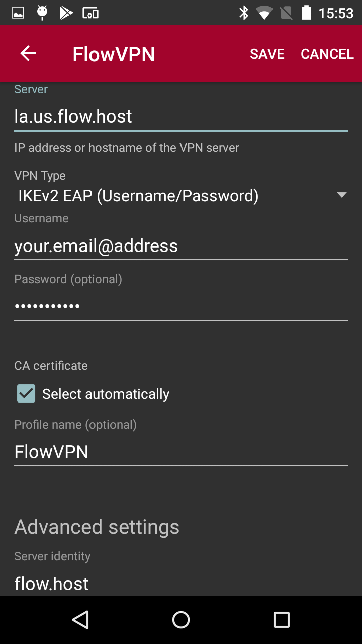 FlowVPN-StrongSwan